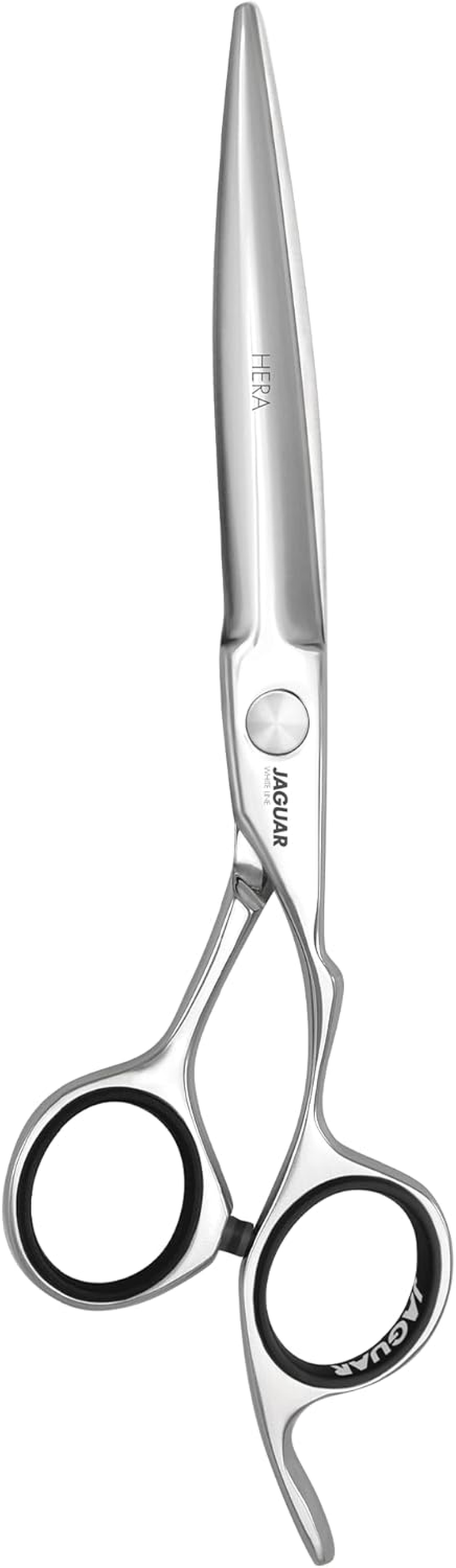 JAGUAR HERA Hair Scissors 6.25 Inches | Hairdressing Scissors in Crane Design with Forged Finger Hook and Rounded Dagger Blade | Polished | Made in Germany image number 6