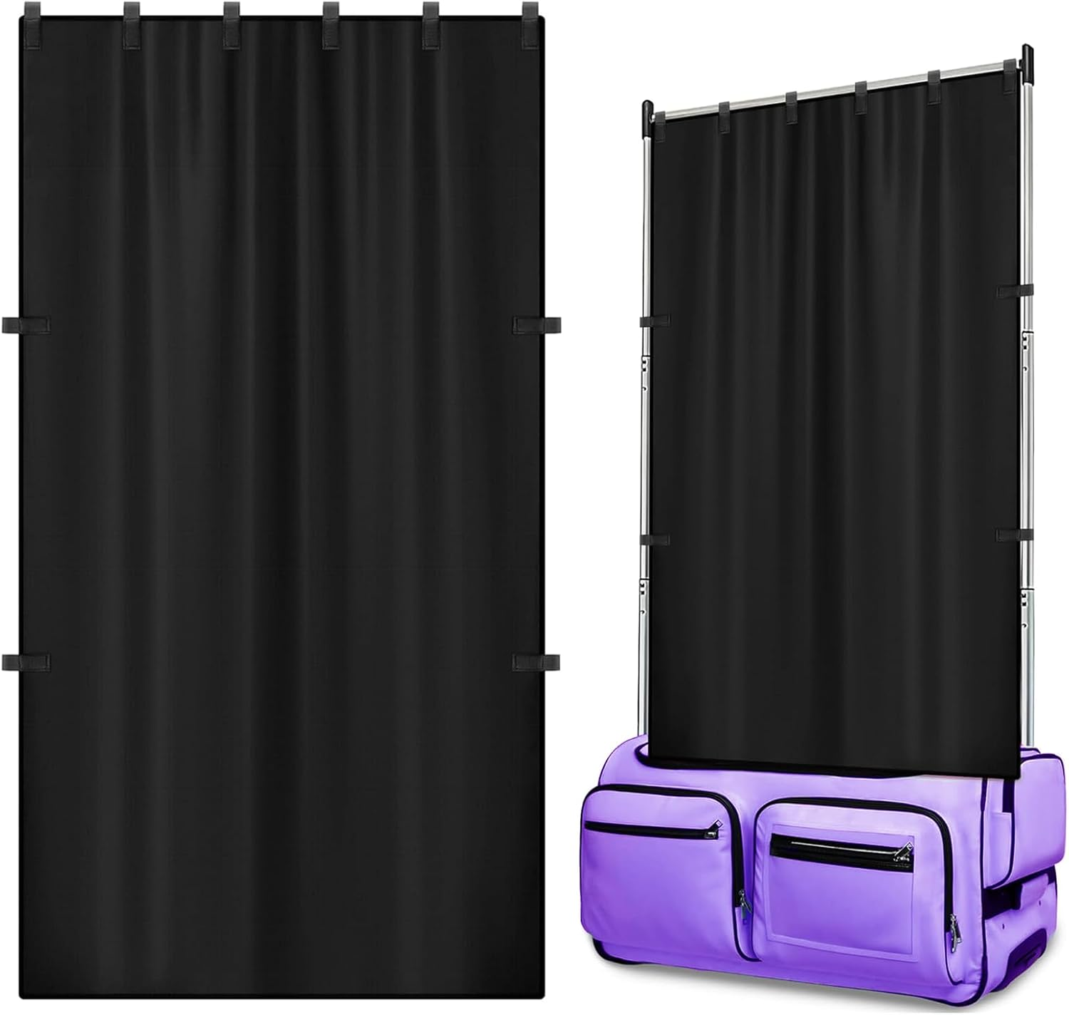 Privacy Curtain for Dance Bag,Portable Privacy Screen for Women Girl Competition Dance Bag,Changing Room for Rolling Dance Garment Bag Accessories,Camping 1 Pack image number 6