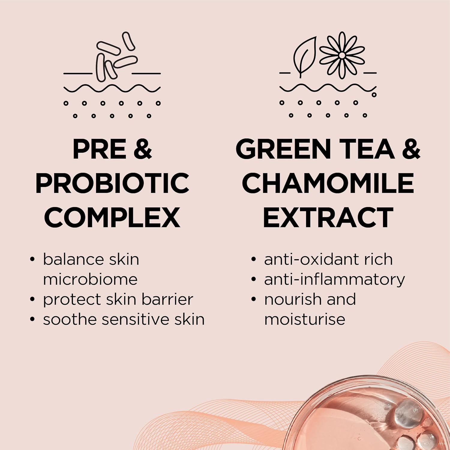 Dr Organic Skin Calm Probiotic Recovery Mask, for Redness, Dry, Sensitive & Irritable Skin, Restore Moisture, Dermatologically Tested, Vegan, Cruelty Free, Paraben & SLS Free, Certified Organic, 100Ml image number 3