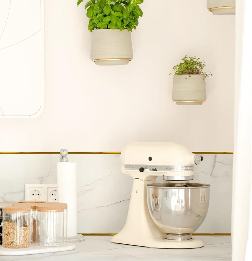 16.4 Ft Peel and Stick Trim,Flexible Peel and Stick Trim Molding,Molding Trim for Wall Tile Edges,Kitchen,Ceilings,Backsplash and Mirrior Frame Decor(Gold) image number 6