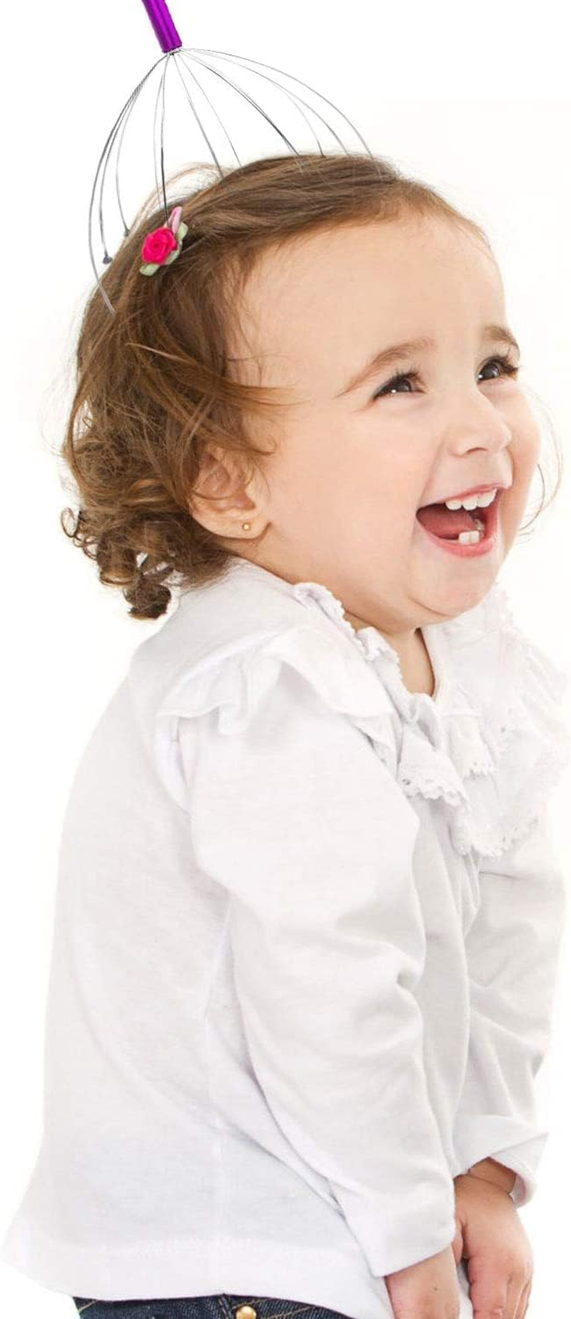 Scalp Massagers, Handheld Head Massage Tingler, Scratcher for Deep Relaxation, Hair Stimulation and Stress Relief (2 Pack, Random Colors)