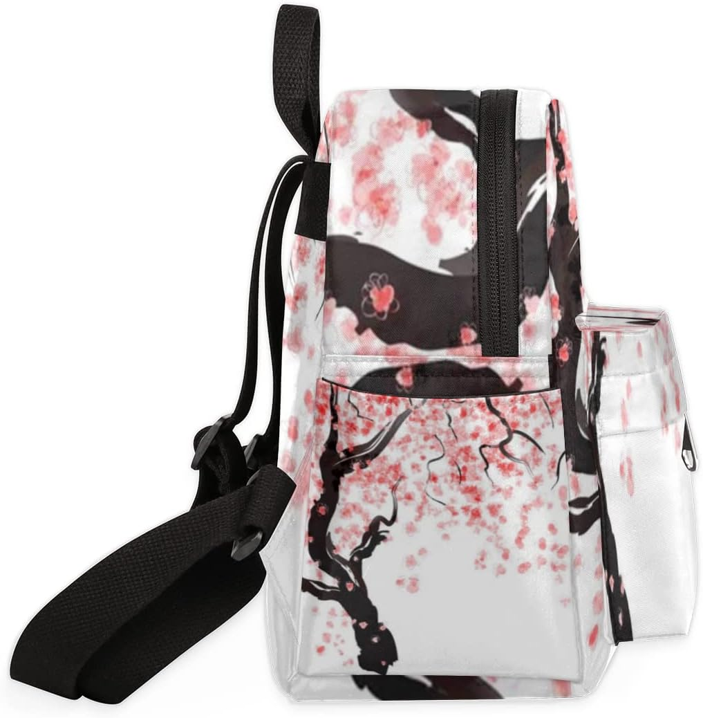 Mini Backpack Purse for Women, Lightweight Small Backpack Casual Travel Bag Daypack for Girls Teens Adult Children - Cherry Blossom image number 1