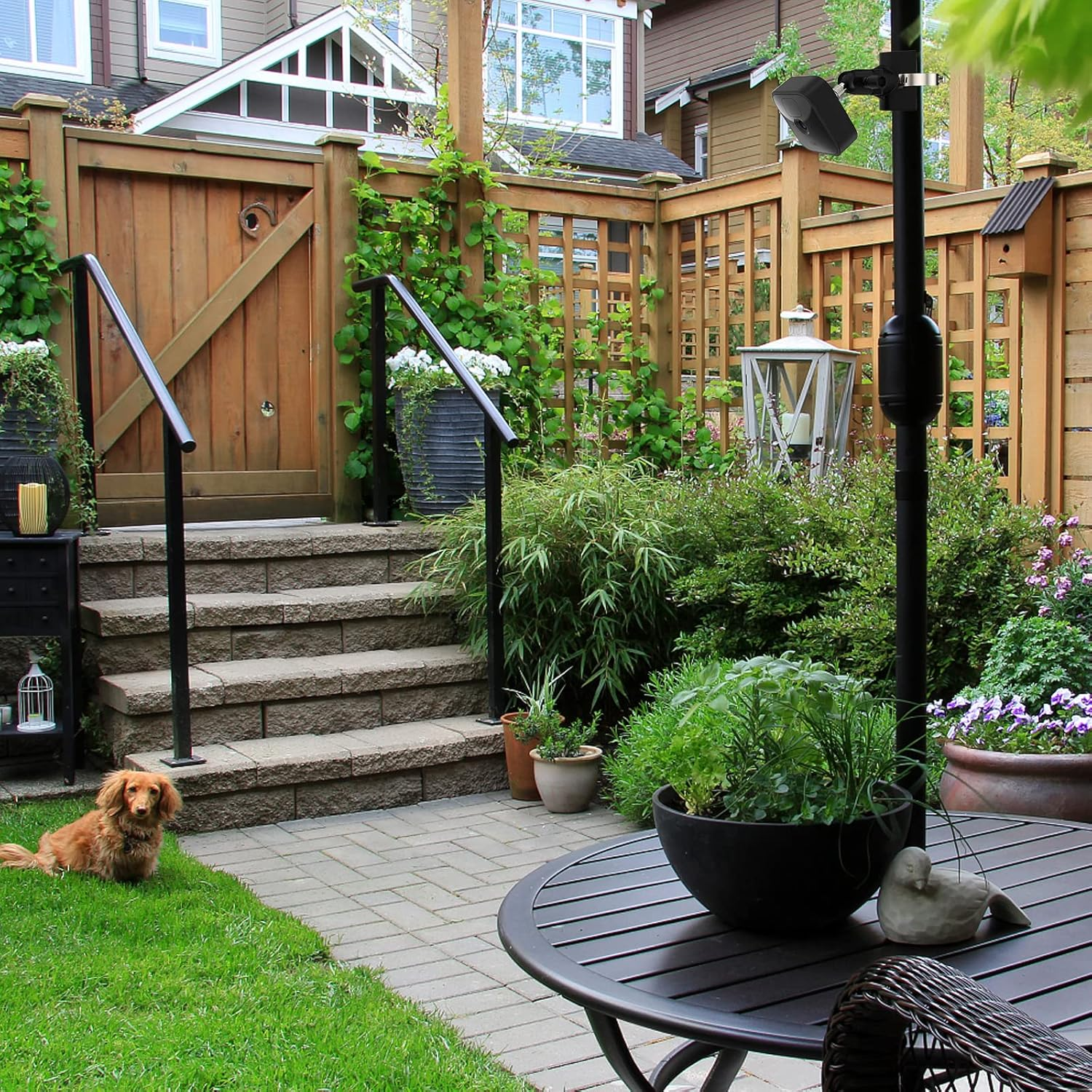 Akoemxeeo Flexible Camera Mount for Blink XT, XT2, Mini, Indoor, Outdoor, Metal Pole Mount, Black image number 5