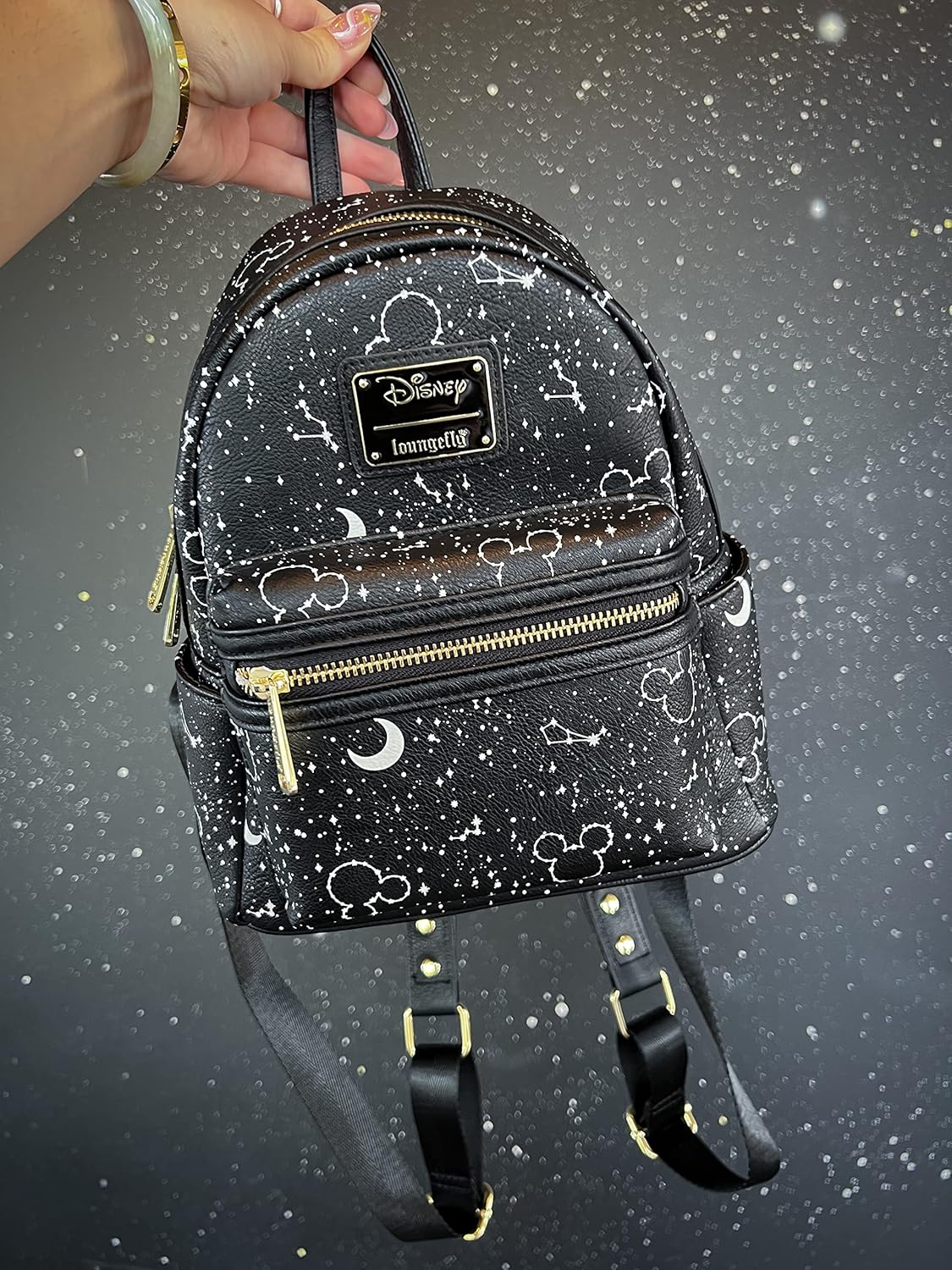 Loungefly- Disney - Mickey Constellation Mini Backpack image number 1