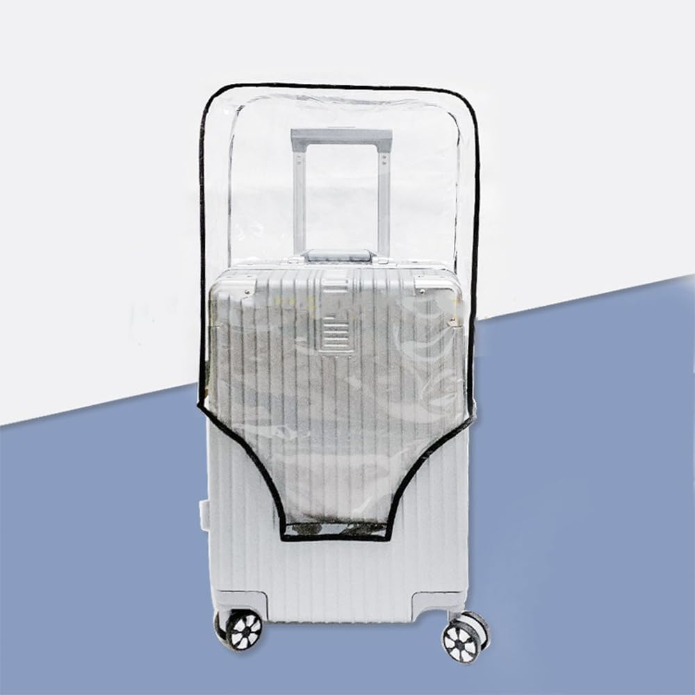 HHWRT Luggage Cover, Clear PVC Suitcase Cover, Transparent Waterproof Suitcase Sleeve, Suitcase Luggage Protector Cover, Waterproof Dustproof Anti-Scratch Travel Suitcase Covers Case image number 5