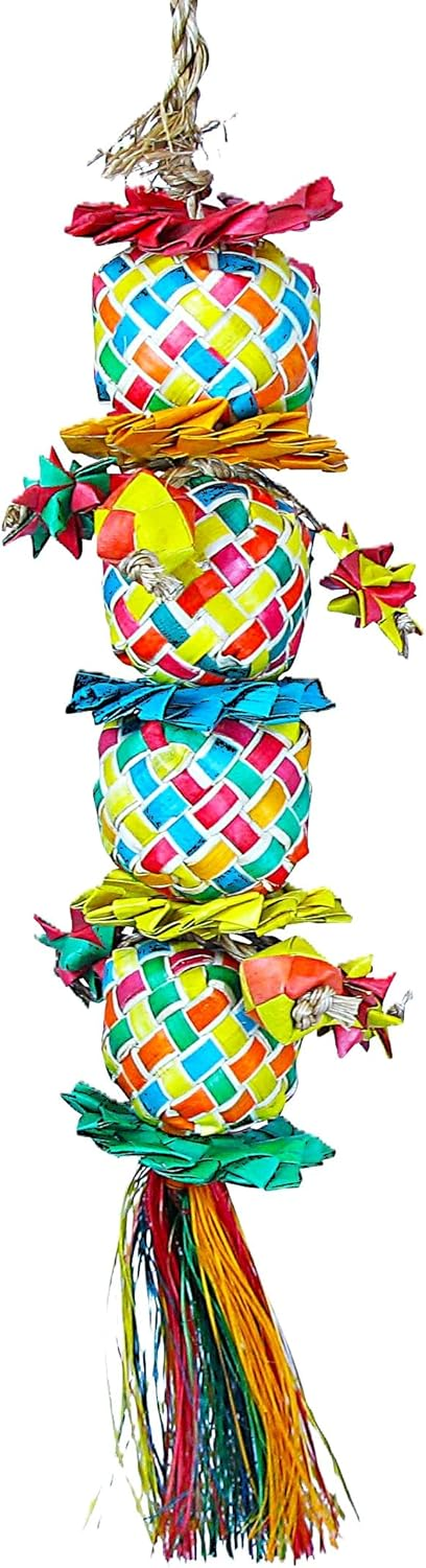 Planet Pleasures Flower Tower Bird Toy, Medium image number 1