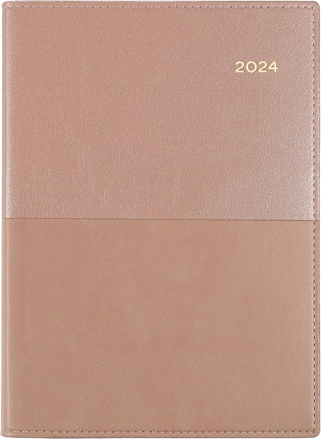 Collins Vanessa 2024 Diary - Day to Page, Size A5, Black - Blue image number 2