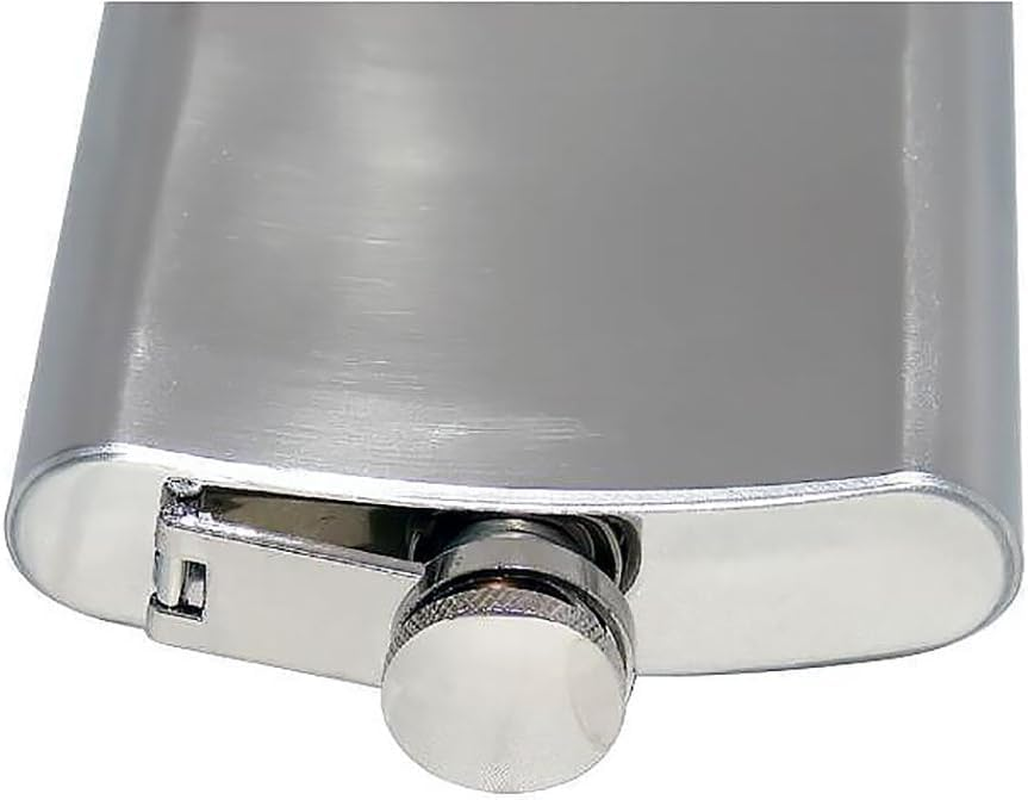 Ariv Hommey 6PCS 9Oz Stainless Steel Hip Flask Liquor Alcohol Whisky Whiskey Flask Silver Bottle Small Mini Pocket Hip-Flask Drink image number 4