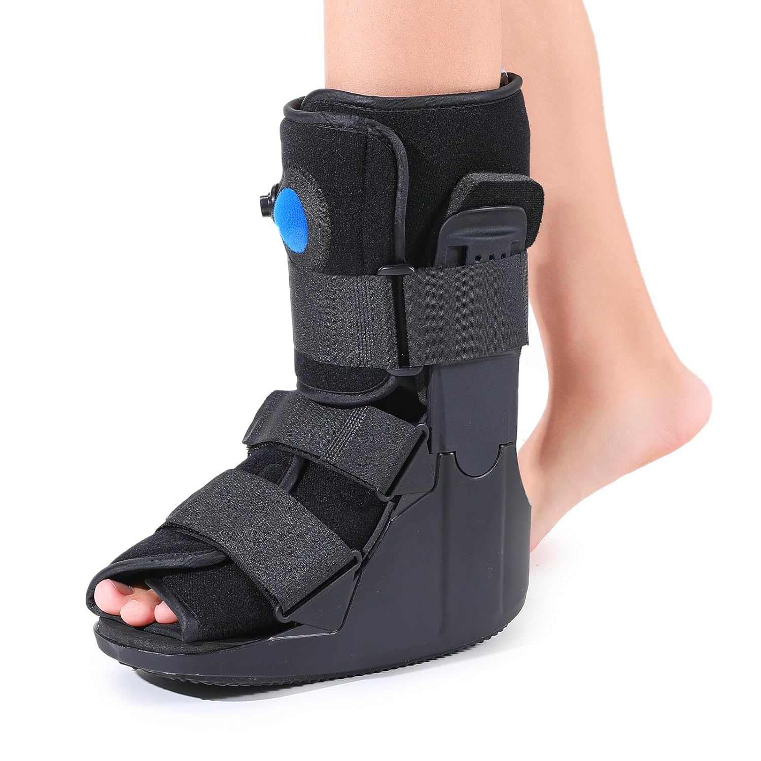 Inflatable Walking Boot Air Cam Walker Fracture Boot for Broken Foot, Sprained Ankle Short Walker Brace for Foot Pain Recovery, Stress Fracture, Achilles Tendonitis (S)