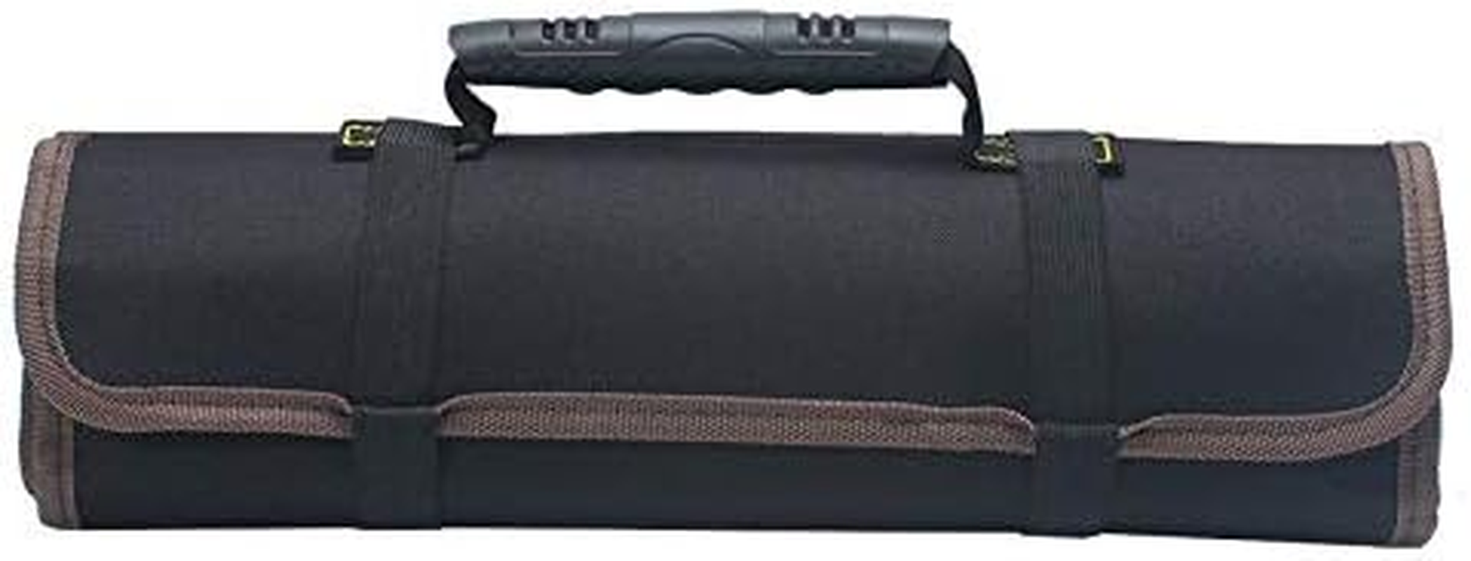 Multifunctional Small Tool Bag, 600D Oxford Canvas Tool Bag Folding Wrench Bag Tool Roll Storage Portable Tools Pouch with 22 Pockets