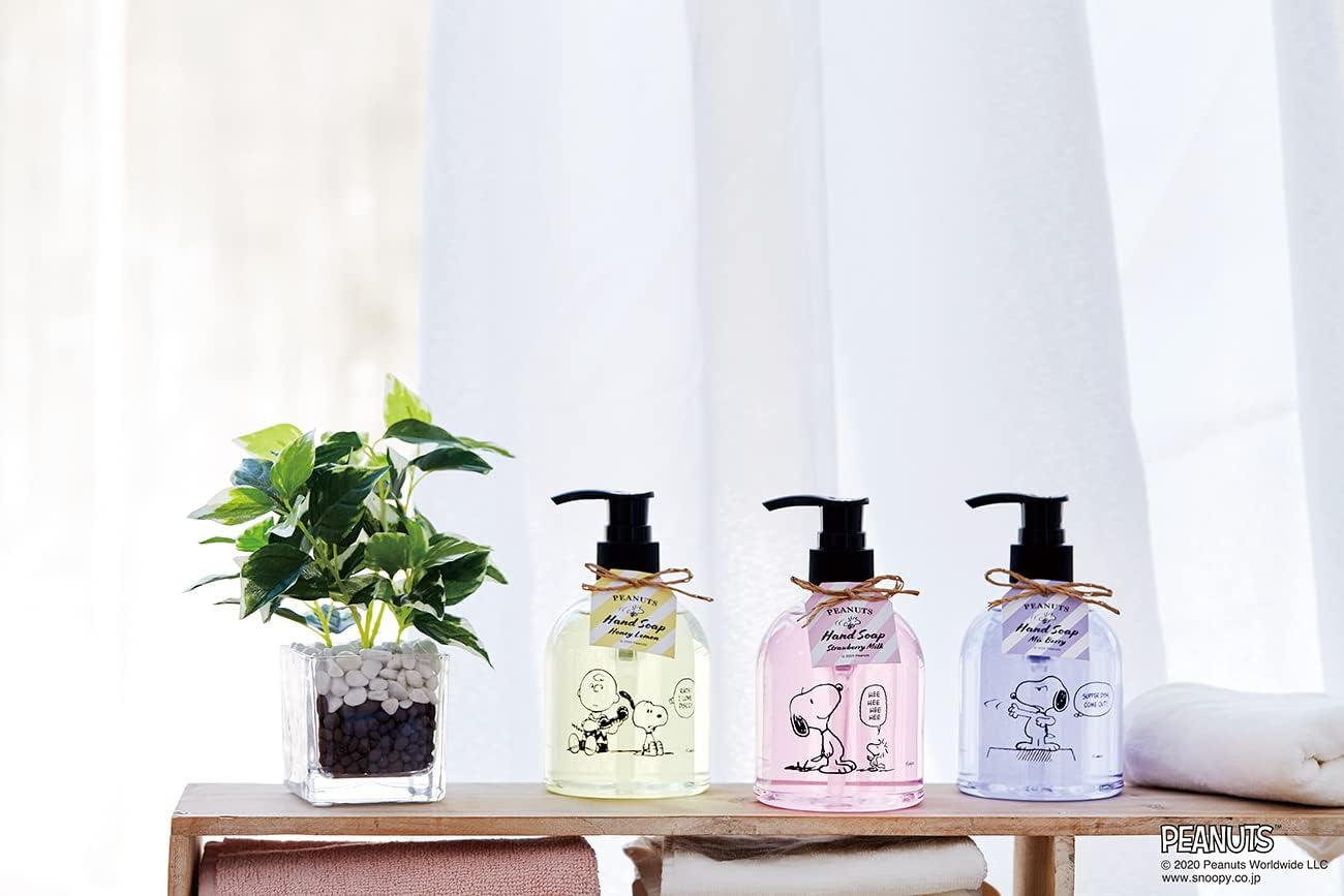 Peanuts Hand Soap, Strawberry Milk, 9.2 Fl Oz (260 Ml), Present, Gift, for Women, Men, Popular, Thank You, Return, Farewell, Birthday, Mother'S Day