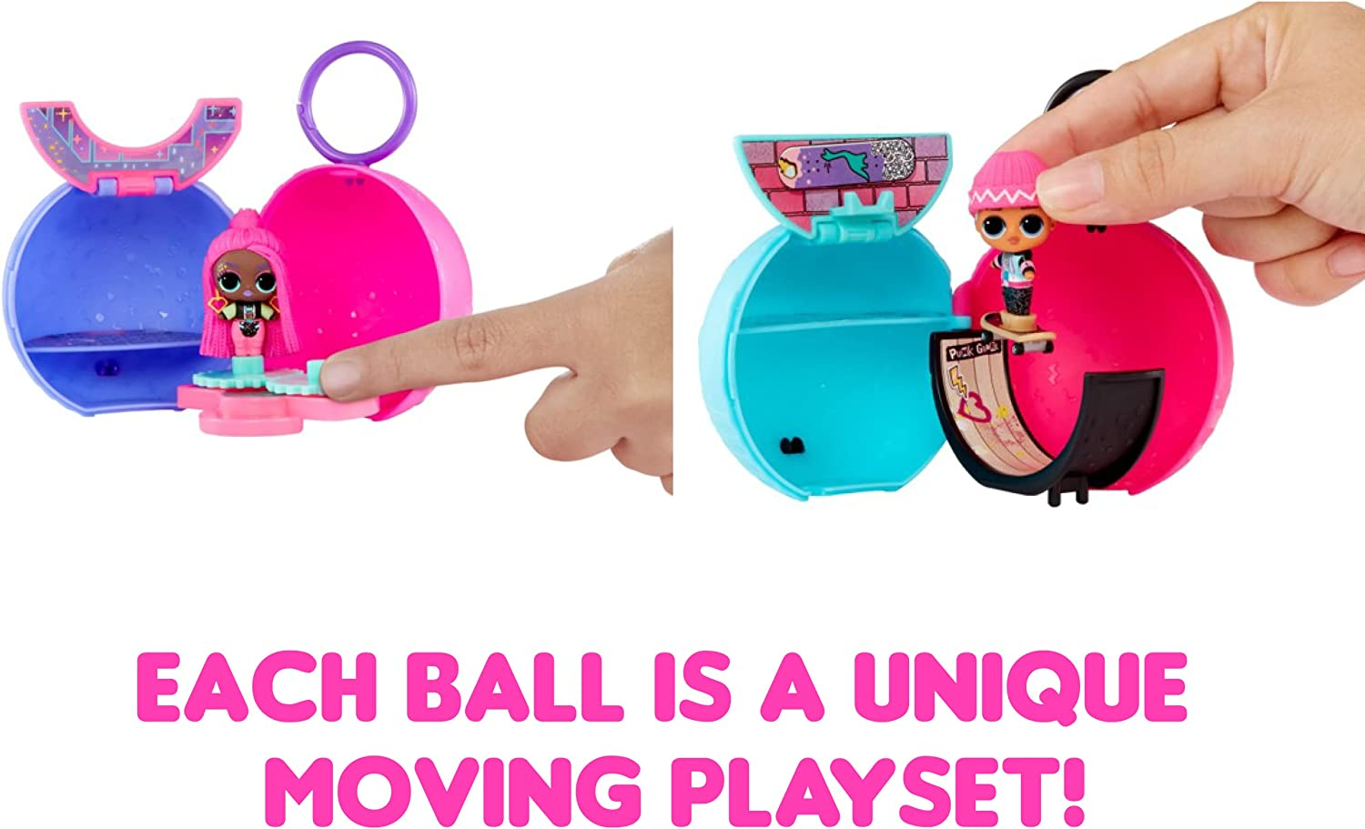 L.O.L. Surprise! OMG Mini Move & Groove Fashion Doll - RANDOM ASSORTMENT - Moving Ball Playset Includes Surprises and Collectible Mini Dolls - for Kids Ages 4+ image number 5