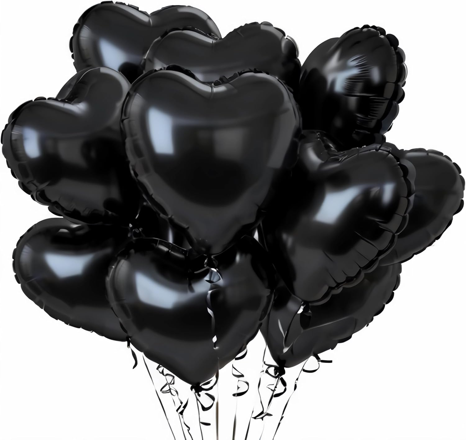 Beige and Cream Heart Balloons, 18Inch 12PCS Cream Beige Heart Shape Balloons, Nude Neutral Foil Love Balloons for Valentine'S Day Decorations for Engagement Baby Shower Wedding