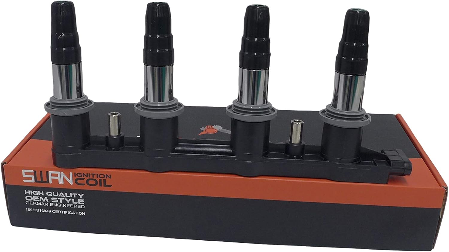 SWAN Ignition Coil & NGK Spark Plugs for Holden Cruze 1.8L (-> 02/13) image number 3