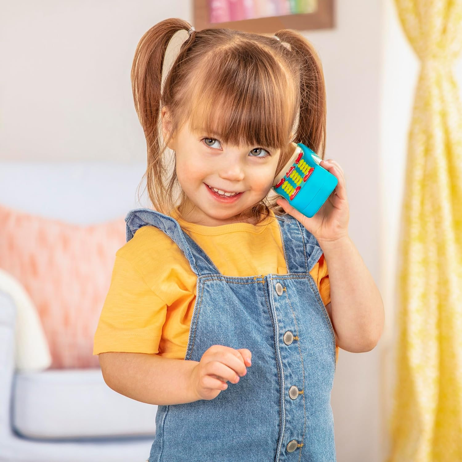 Battat &ndash; Sensory Toys &ndash; Pretend Phone & Keychain &ndash; Toddler Light-Up Phone &ndash; Toy Car Keys & Phone &ndash; 10 Months + &ndash; Light & Sound Phone + Light & Sound Keys image number 4