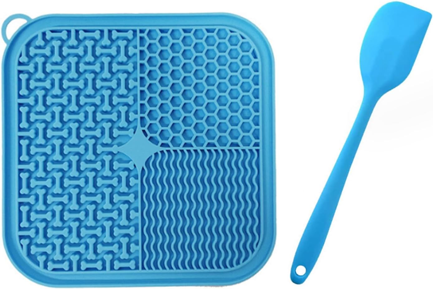 Dog Lick Mat Pad Boredom Buster Slow Feeder Bath Grooming Helper Silicone image number 1