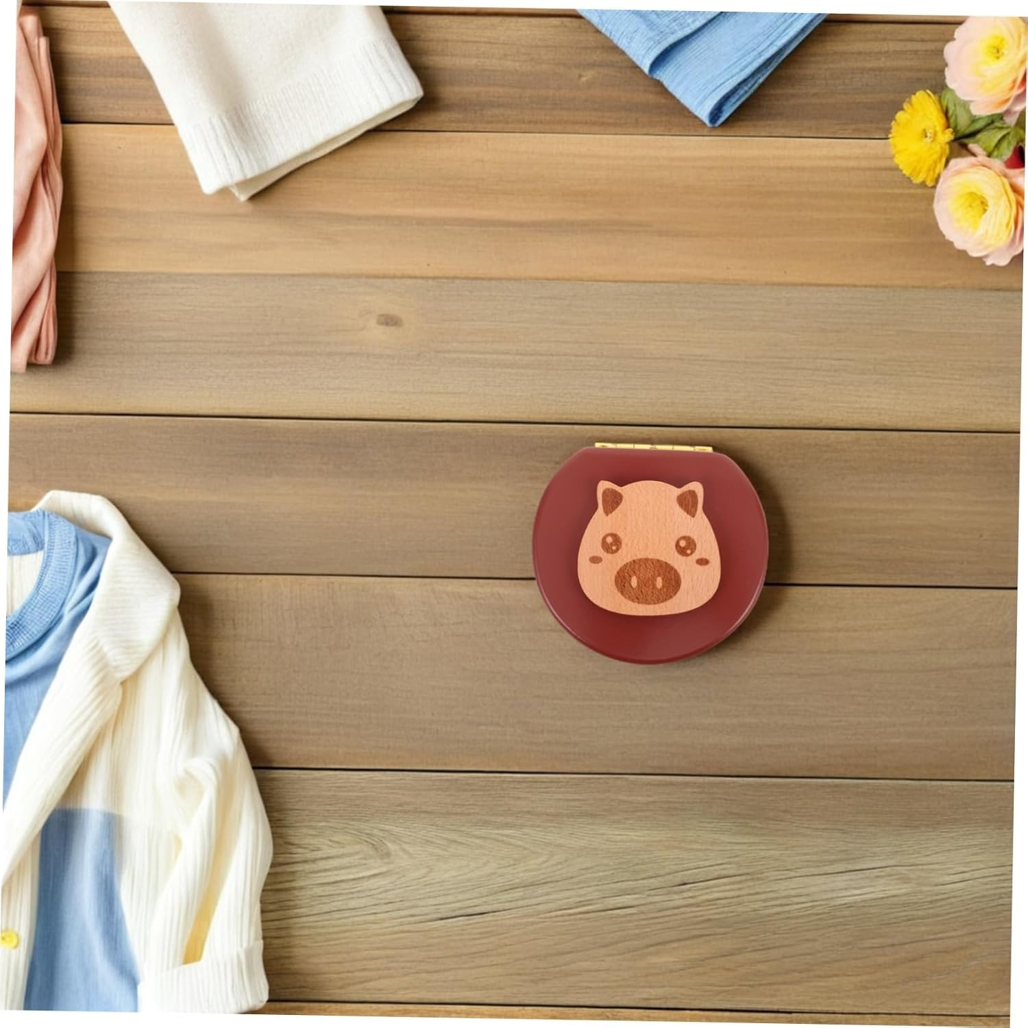 MERRYHAPY Boy Girl'S Teeth Collection Box Wooden Tooth Keepsake Holder Keepsake Storage Box And image number 6