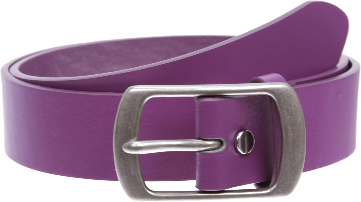 Beltiscool Women Casual PU Leather Dress Belt with Square Single Prong Buckle image number 2