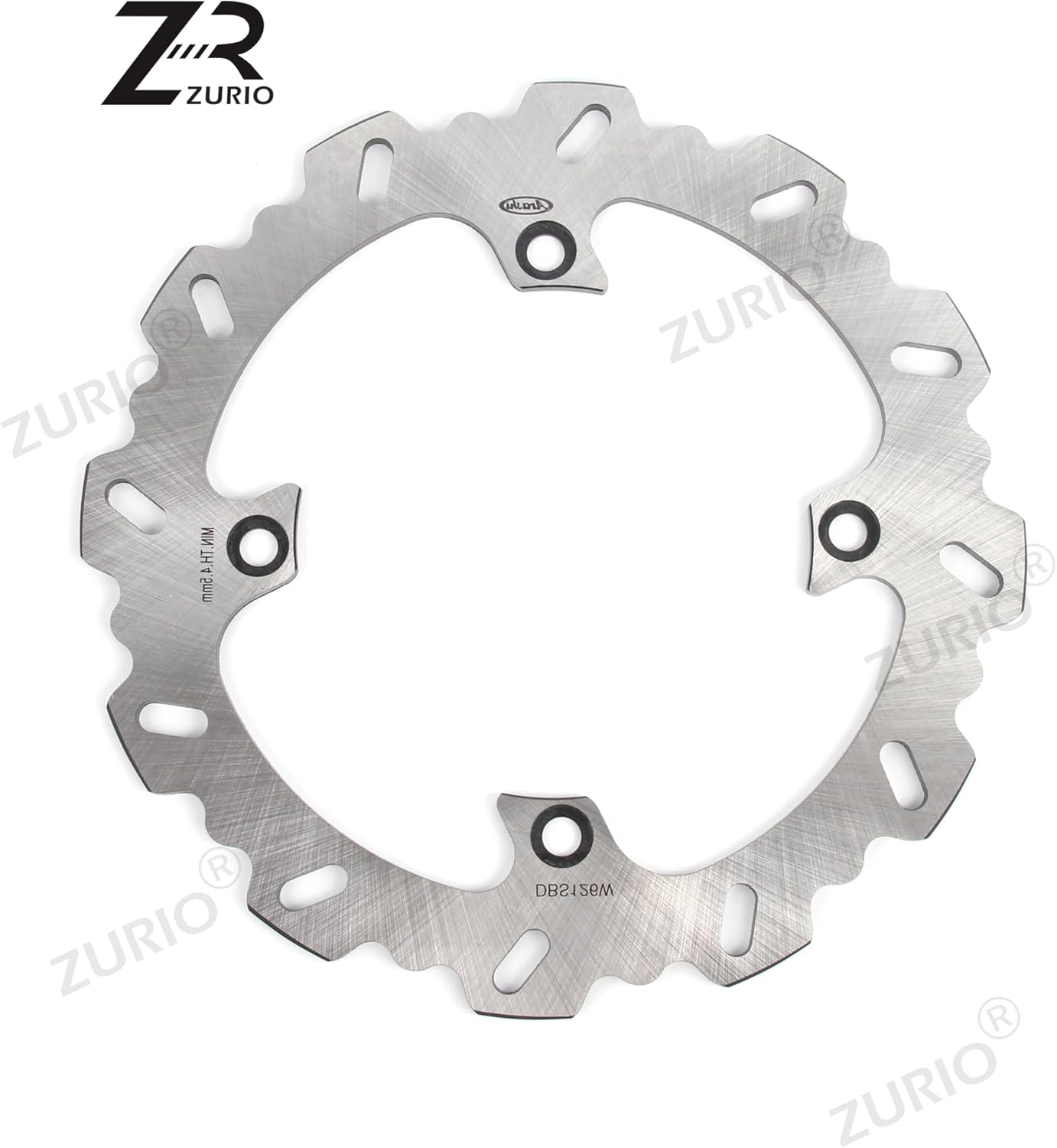 Floating Front Rear Brake Discs Rotors for Suzuki DL650 Vstorm 650 2007-2012 ABS 2007-2023, DL V-STROM 650 XT ABS 2015-2019, V STROM 650 ADV ABS 2012-2015, Motorcycle Replacement Parts Gold