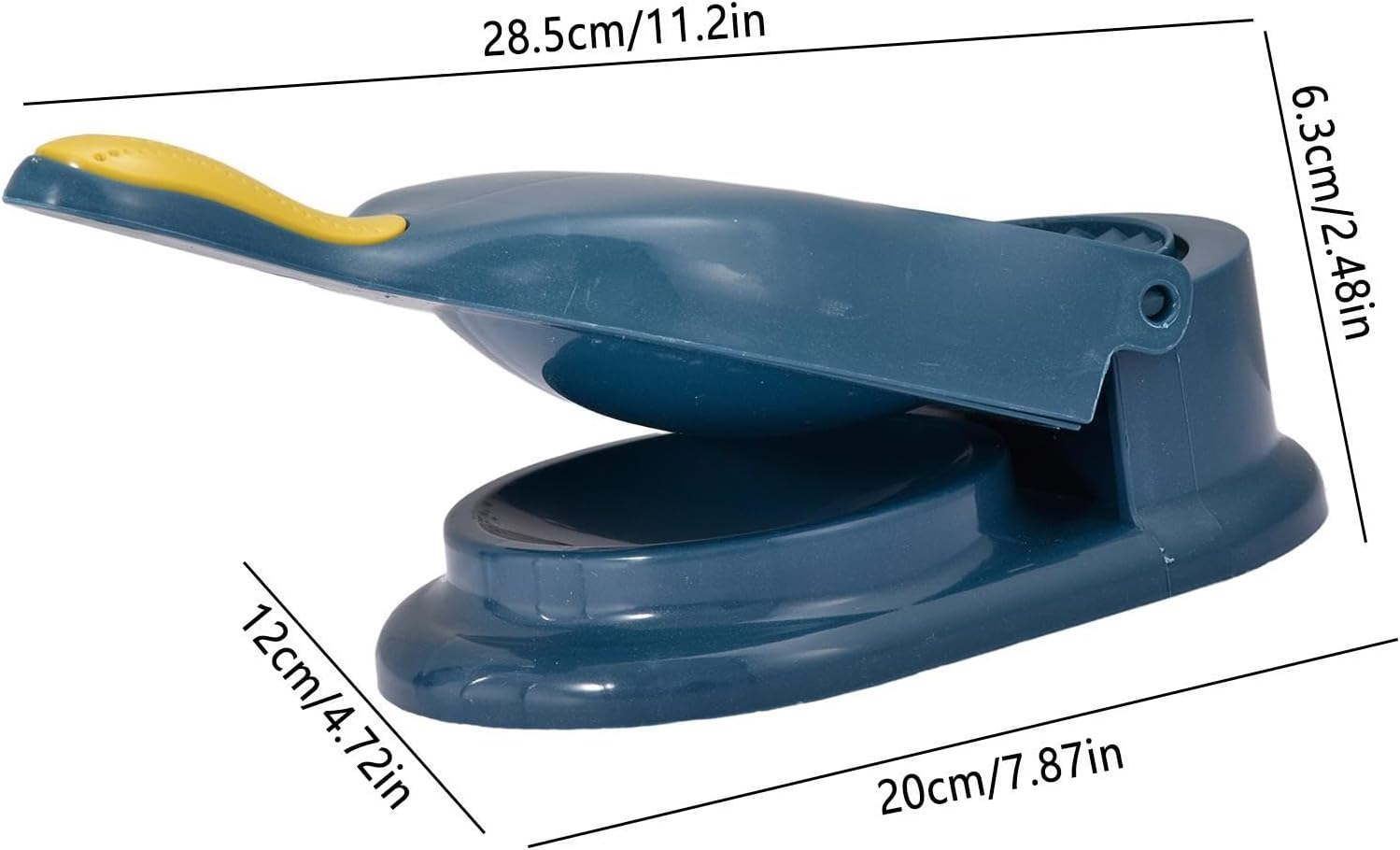 Shurzzesj Dumpling Dough Press | 2 in 1 Dough Press Cutter,Dough Presser Dumpling Skin Artifact, Skin Wrapper Mould, Dumpling Wrappers Empanada Maker Kitchen Gadgets image number 3