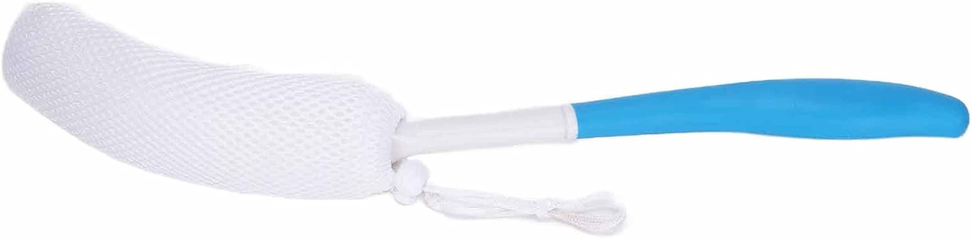 Bath Brush, Long Curved Handle Soft Sponge Body Cleansing Exfoliating Shower Brush image number 1