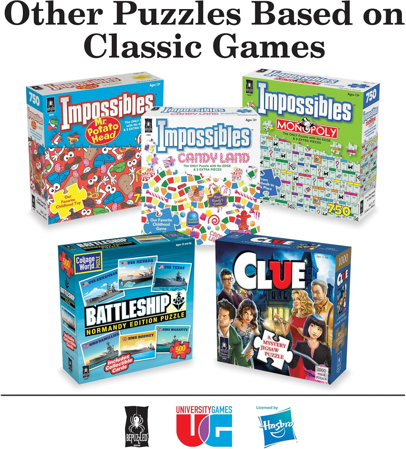 Bepuzzled, Hasbro Mr. Potato Head Impossibles Puzzle, Based on the Classic Mr. Potato Head Toy, from Bepuzzled, for Ages 15 and Up image number 2