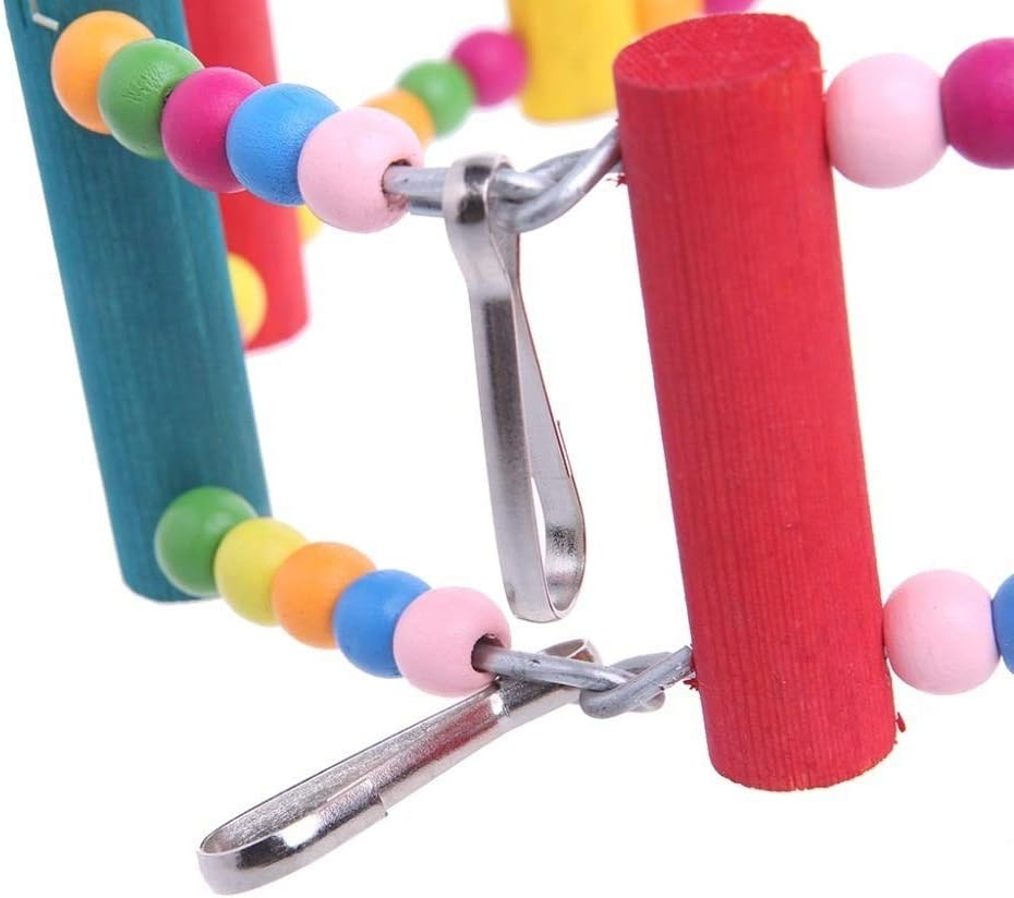 Pet Toys Parrot Bird Arch Climbing Swing Wheel Ring Toy, Size:Diameter 22Cm Pet Toys image number 4