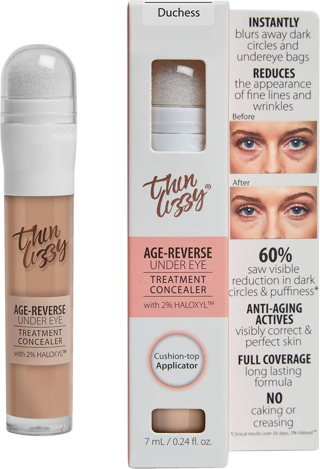 Thin Lizzy Age-Reverse Undereye Treatment Concealer with 2% HALOXYL&trade; (Miss Don Vita)
