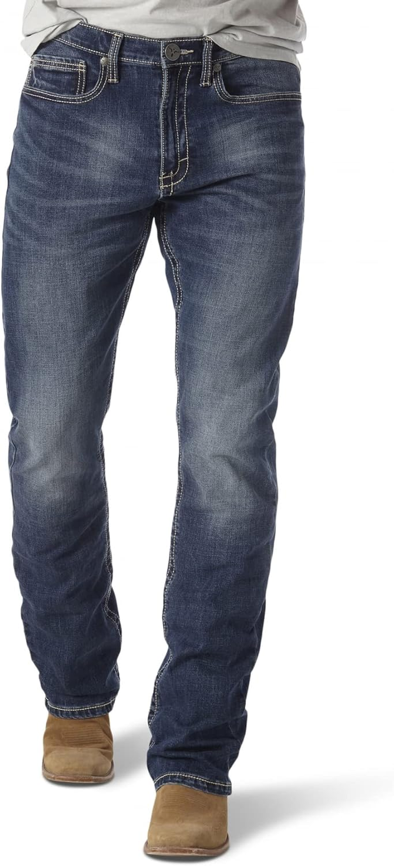 Wrangler Men'S 20X No. 42 Vintage Boot Cut Jean Stretch image number 4