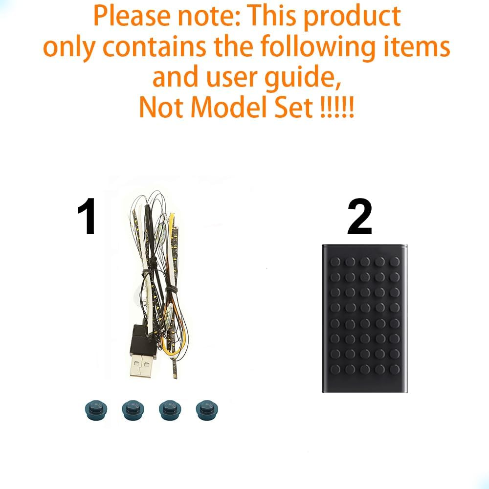 GEAMENT LED Light Set - Compatible with  Ideas 21349 Tuxedo Cat (Model Set Not Included) - Lighting Kit for Teen, Young Adult - Includes Standard LED Lighting Kit, Battery Box, User Manual image number 3