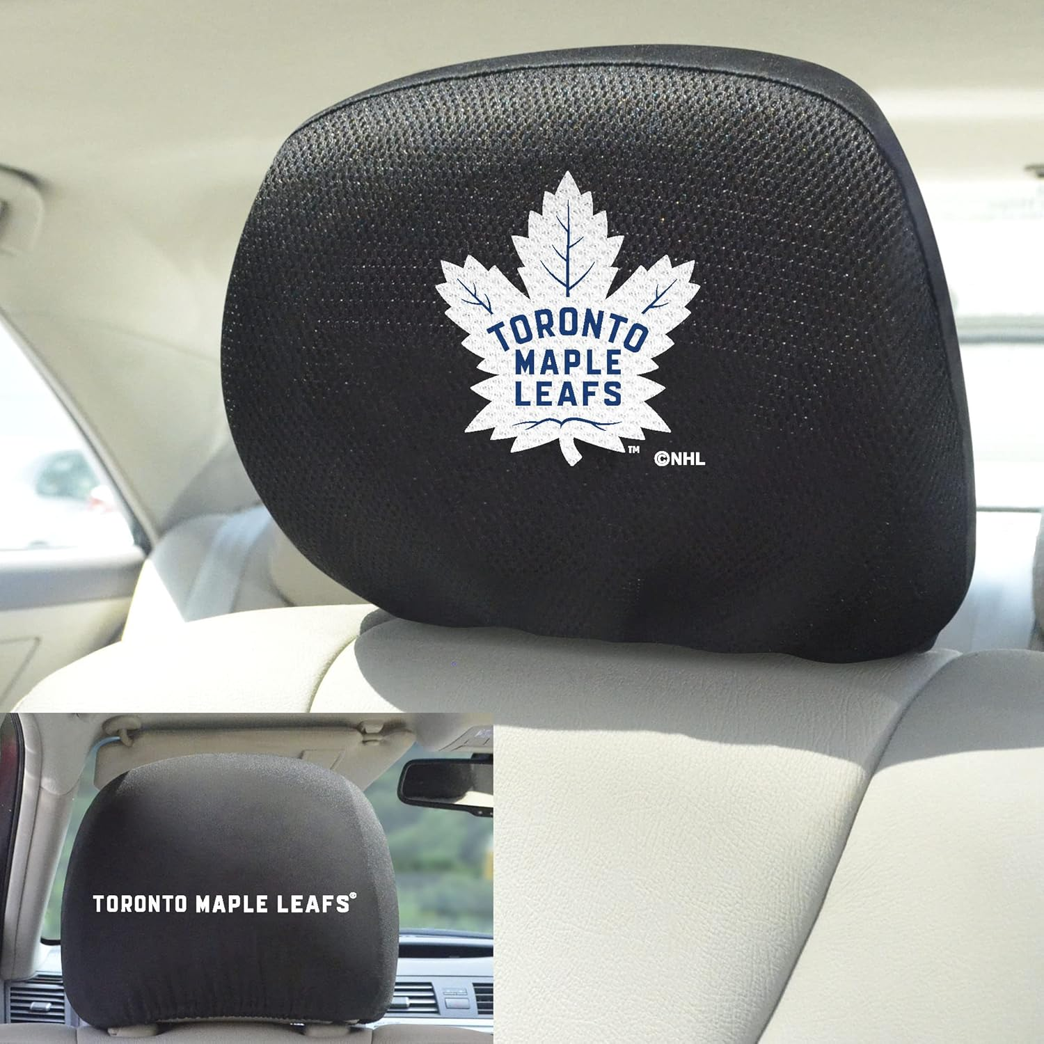 FANMATS NHL Unisex-Adult Auto Headrest Covers image number 2