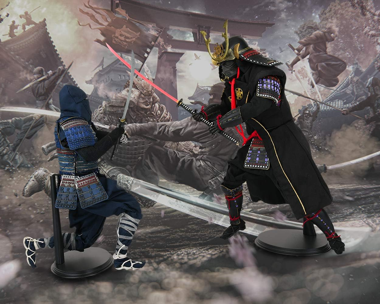 Ds. Distinctive Style 1/6 Scale Action Figure Display Stand 1 Set (U and C Clips) for 12 Inch Action Figure, Adjustable Height (5 to 8 Inches) image number 2