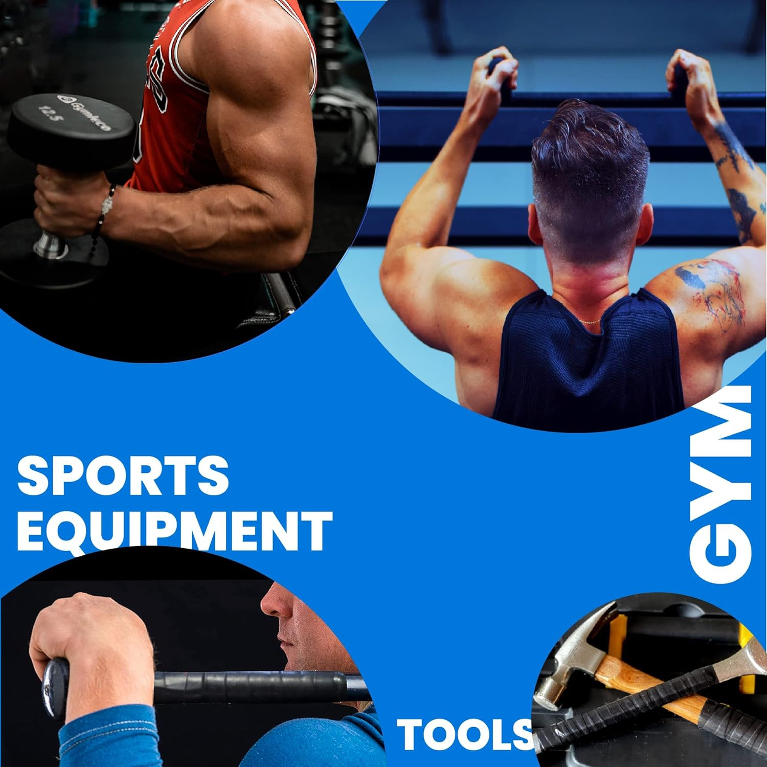 Core Prodigy Fusion Grip Tape - Silicone Rubber Wrap for Pull up Bars, Barbells, Dumbbells, Sports and Gym Equipment, and Tools (10 Foot, Black) image number 4