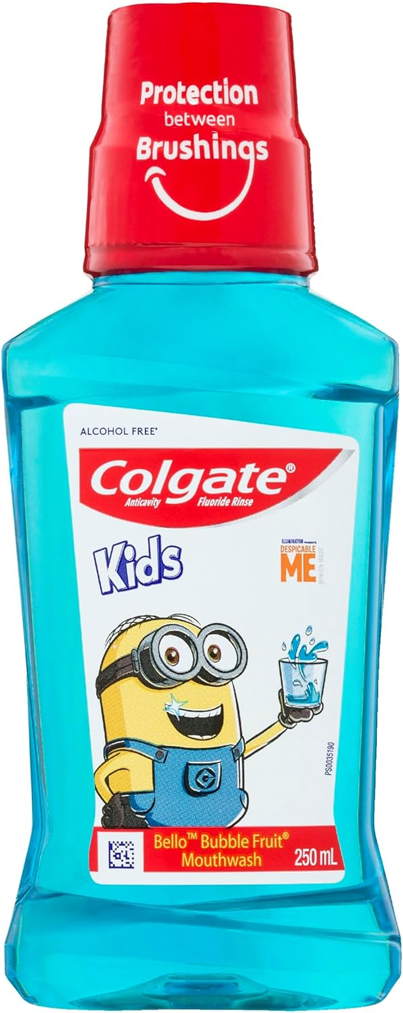 Colgate Kids Minions Antibacterial Mouthwash Rinse, for Children 7+ Years, Alcohol Free, Bubble Mint image number 5