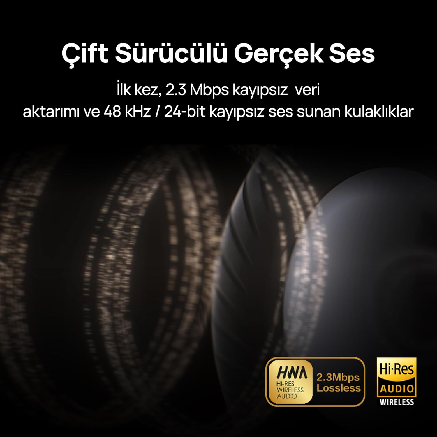 Huawei Freebuds Pro 4 Wireless Headphones, Real Sound with Dual Driver, Stable and Clear Calls, Dynamic Intelligent ANC, Compatible with Ios and Android, Noise Cancellation, Green - White image number 4