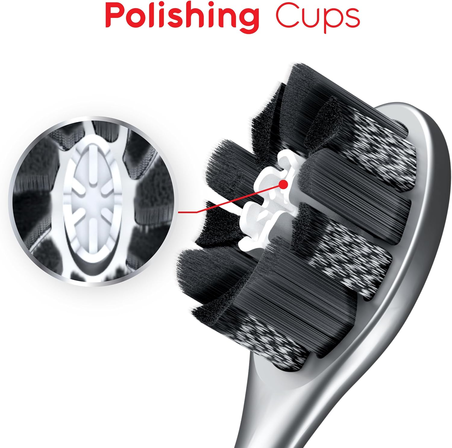 Colgate Optic White Pro Series Manual Toothbrush with Charcoal Spiral Bristles, 2 Pack image number 2