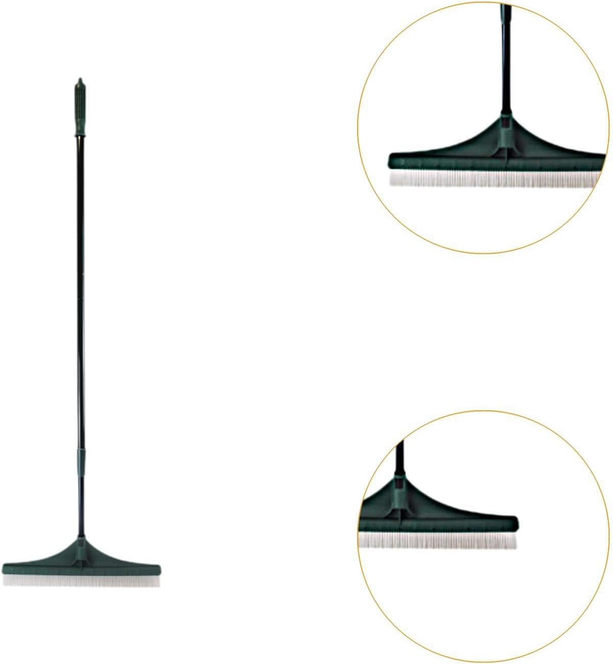 Perfk Artificial Turf Rake Carpet Rake Professional with 360&deg; Rotating Hook Grass Broom Accessories for Garden Patio Yard Cleaning image number 1