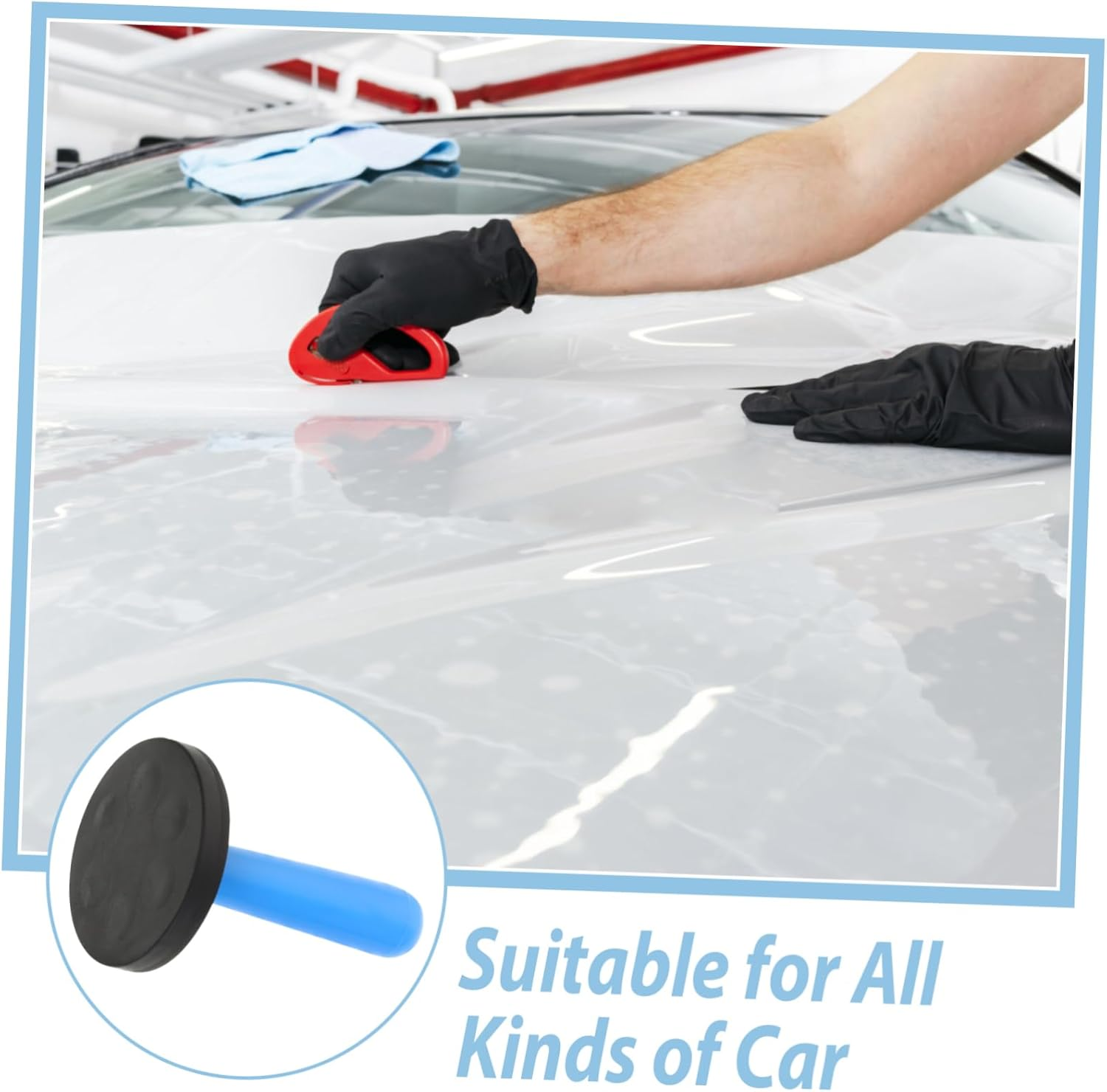 HEALEEP Magnetic Vinyl Wrap Tool for Car Signage Accurate Positioning and Alignment High Magnetic Strength for Placement for Automotive Wrapping and Window Tinting