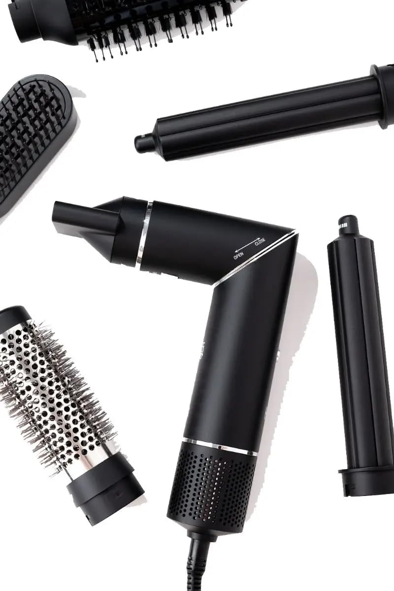 H2D Ultra Styler 6-In-1 Hair Multi-Styler - Black and Silver image number 3