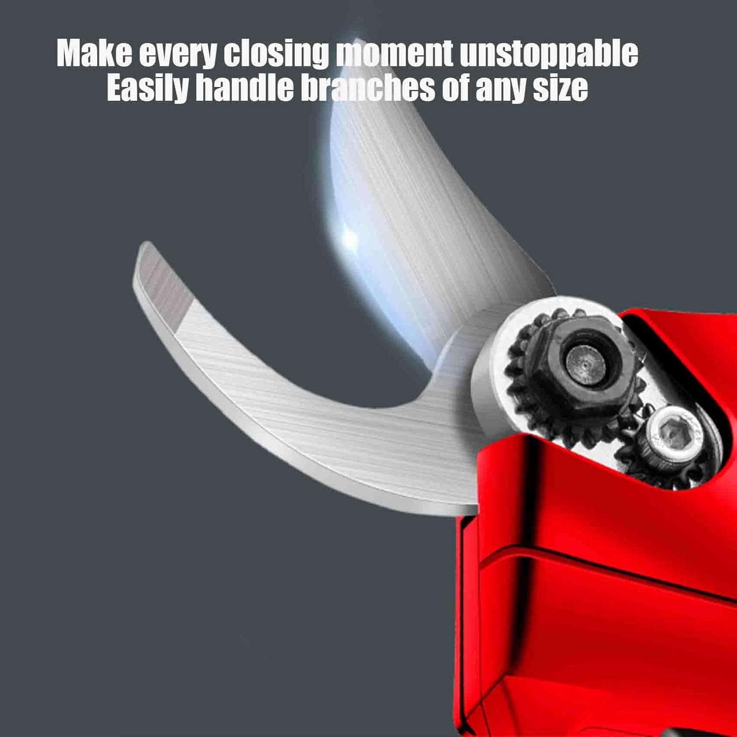 Tacsaw Power Shears,2025 Upgraded Electric Pruning Shears for Gardening,1.2" Cutting Diameter Cordless Pruner for Gardening, through Every Cut with Ease,For Trees,Shrubs & Landscaping (1 * Battery) image number 2