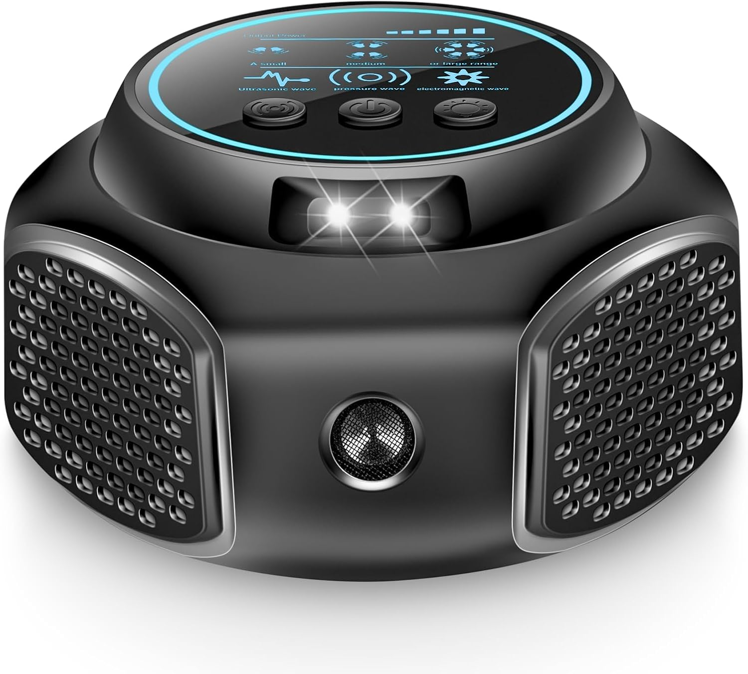 Rodent Repellent Ultrasonic Plug In, Mice Repellent Indoor with 4 Working Modes, Mouse Squirre Spider Rat for House Attic Garage Kitchen Office (Black)