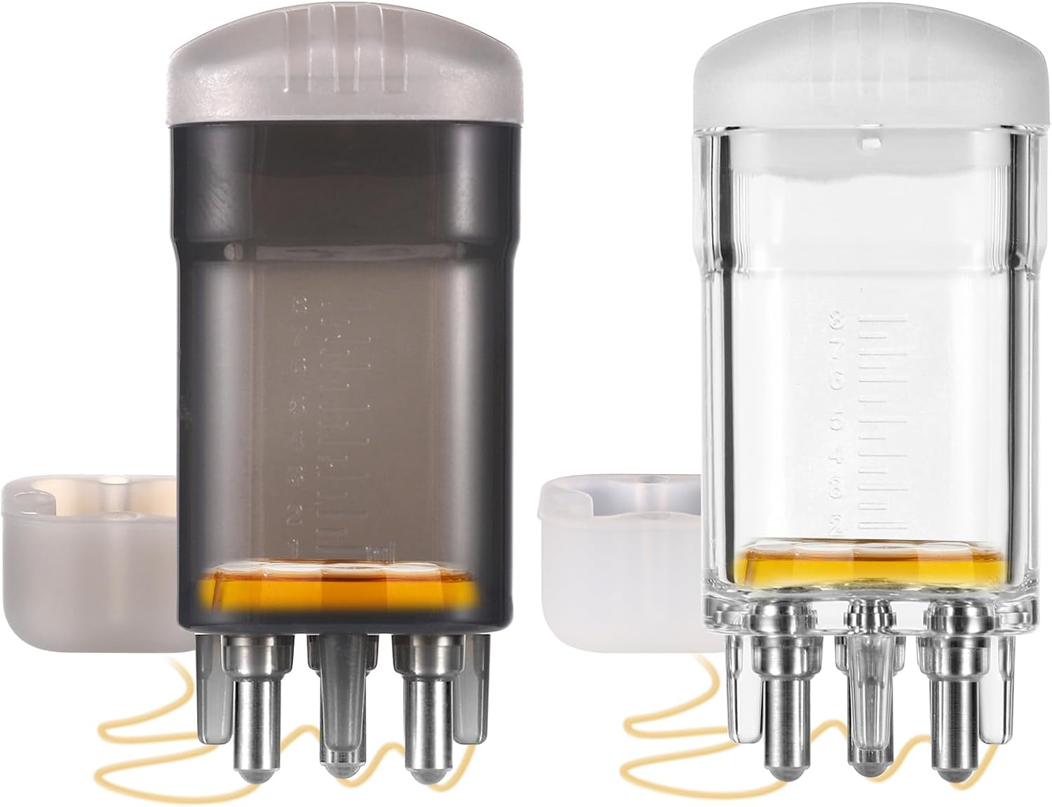 2 Pcs Hair Oiling Applicator, Quick and Efficient Hair Oil Dispenser Brush Root Comb Applicator Bottle for Hair Oil Scalp Applicator Comb Massager for Hair Oil and Thin Hair Serums image number 5