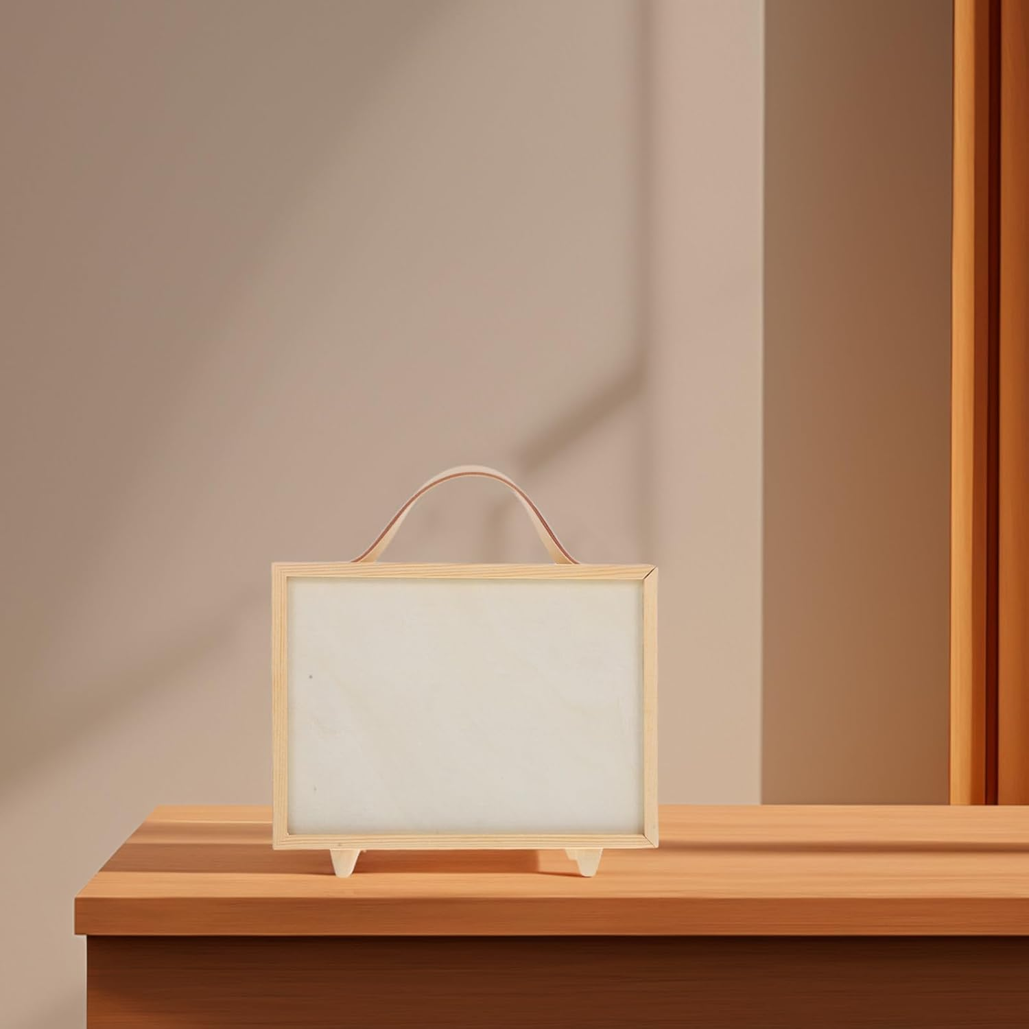 Multipurpose Wooden Jewelry Boxes Handle for Chocolates Snack Box Craft Storage Diy Painting image number 1