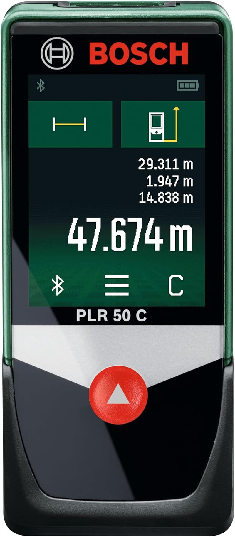 Bosch Home & Garden Digital Laser Distance Measure PLR 50 C 50M (Measuring up to 50M, Protective Case, Hand Strap, 3 X AAA 1.5 V Batteries Included, in Box) image number 5