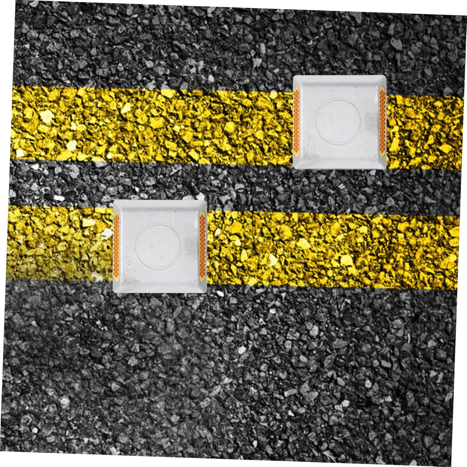 BESPORTBLE Reflective Road Sign Driveway Marker Reflective Strip Aluminum Safety Reflector High Visibility for Roads image number 4