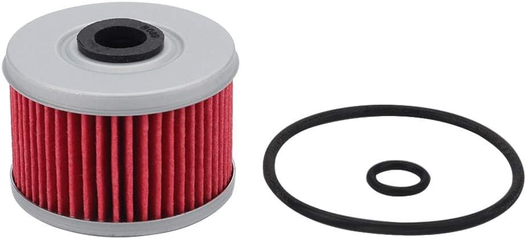 Tvent 3 Packs HF113 Oil Filter 15412-HM5-A10 with O-Rings Fit for TRX420 ATC350X TRX250 TRX300 TRX350 TRX400EX TRX420FE TRX450ES TRX500FE XL250R XL350R XL600R XR200R XR250R XR350R Foreman 500