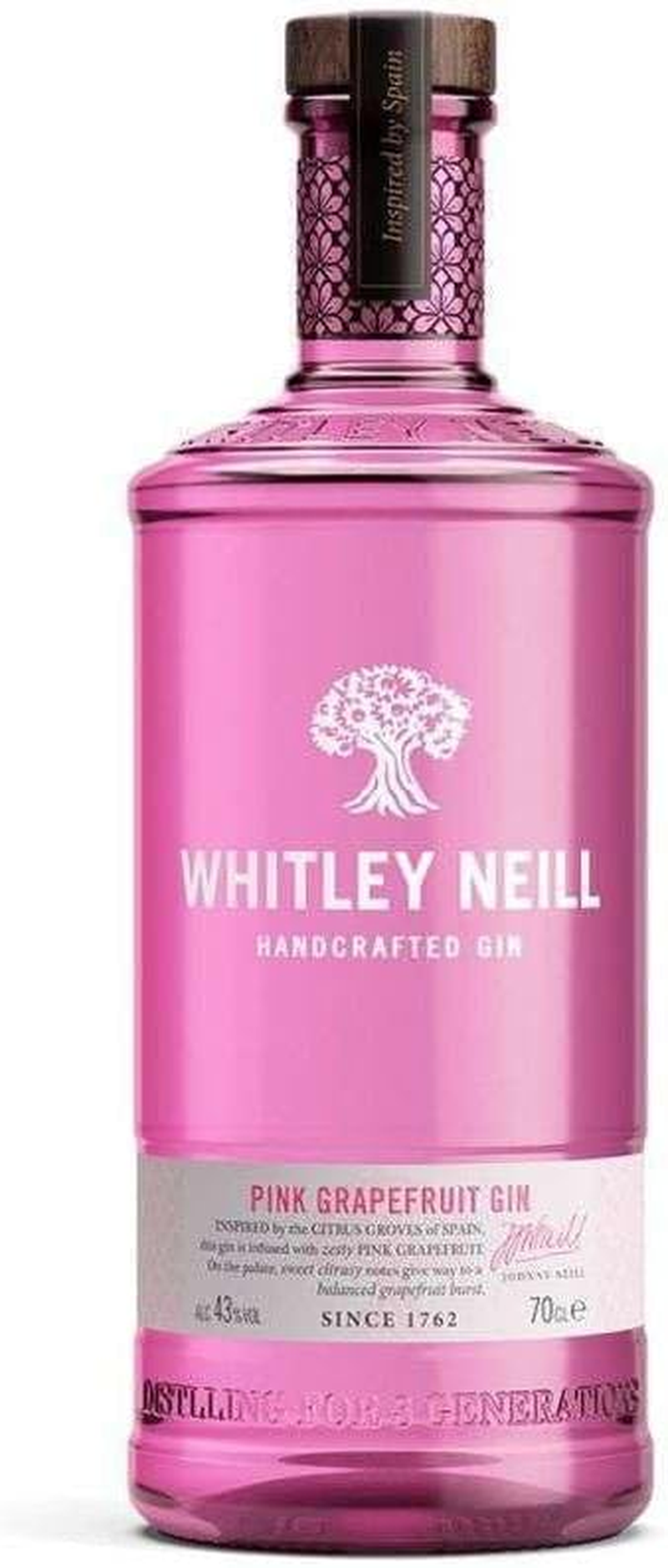 Whitley Neill Pink Grapefruit Gin 70Cl