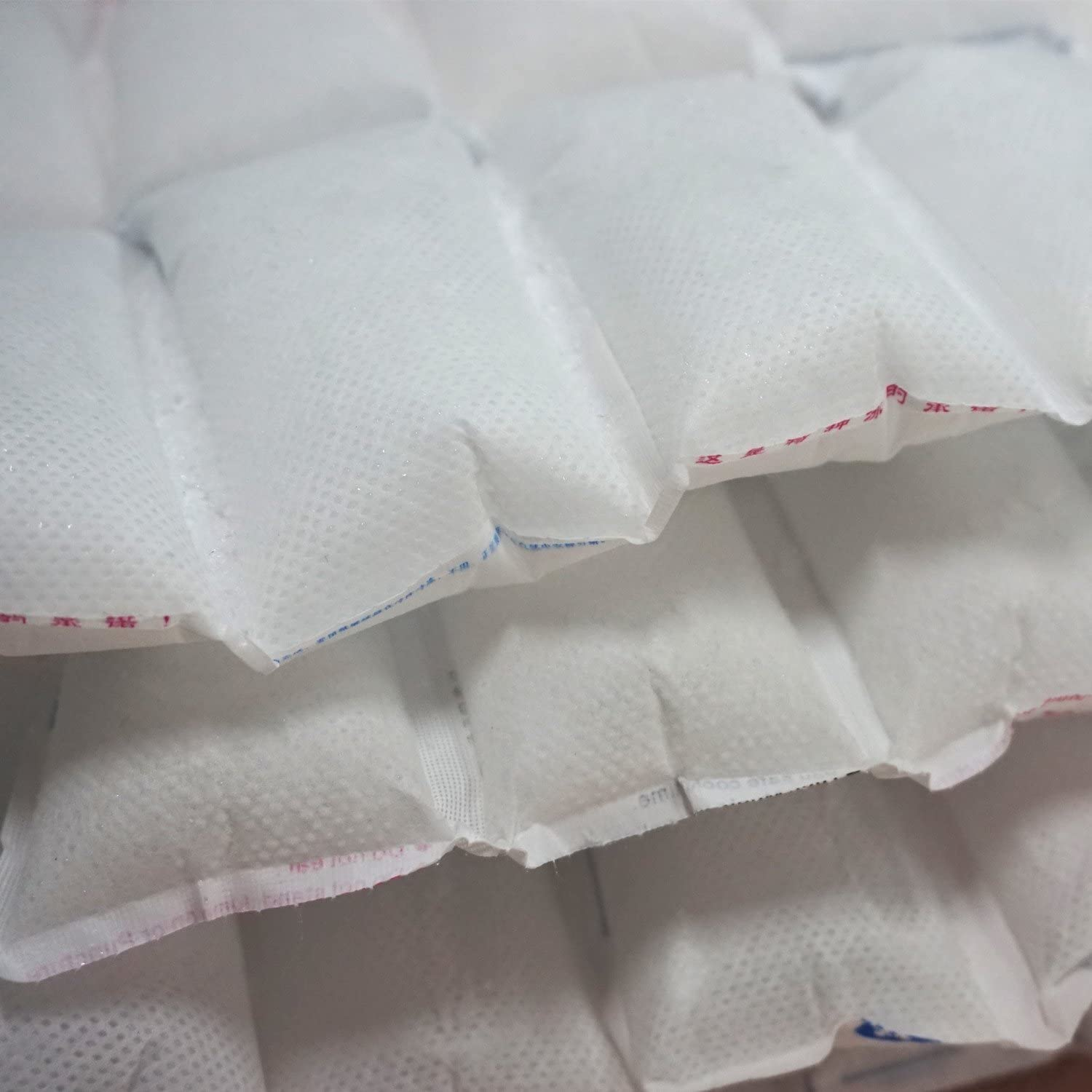 WORLD-BIO Ice Pack Sheets 6 Packs, Leak-Proof Gel Refrigerant Pack for Coolers & Shipping, Freezer Cold Blankets Keep Food Fresh and Beverage Cold, Reusable and Flexible, after Absorb Water image number 1