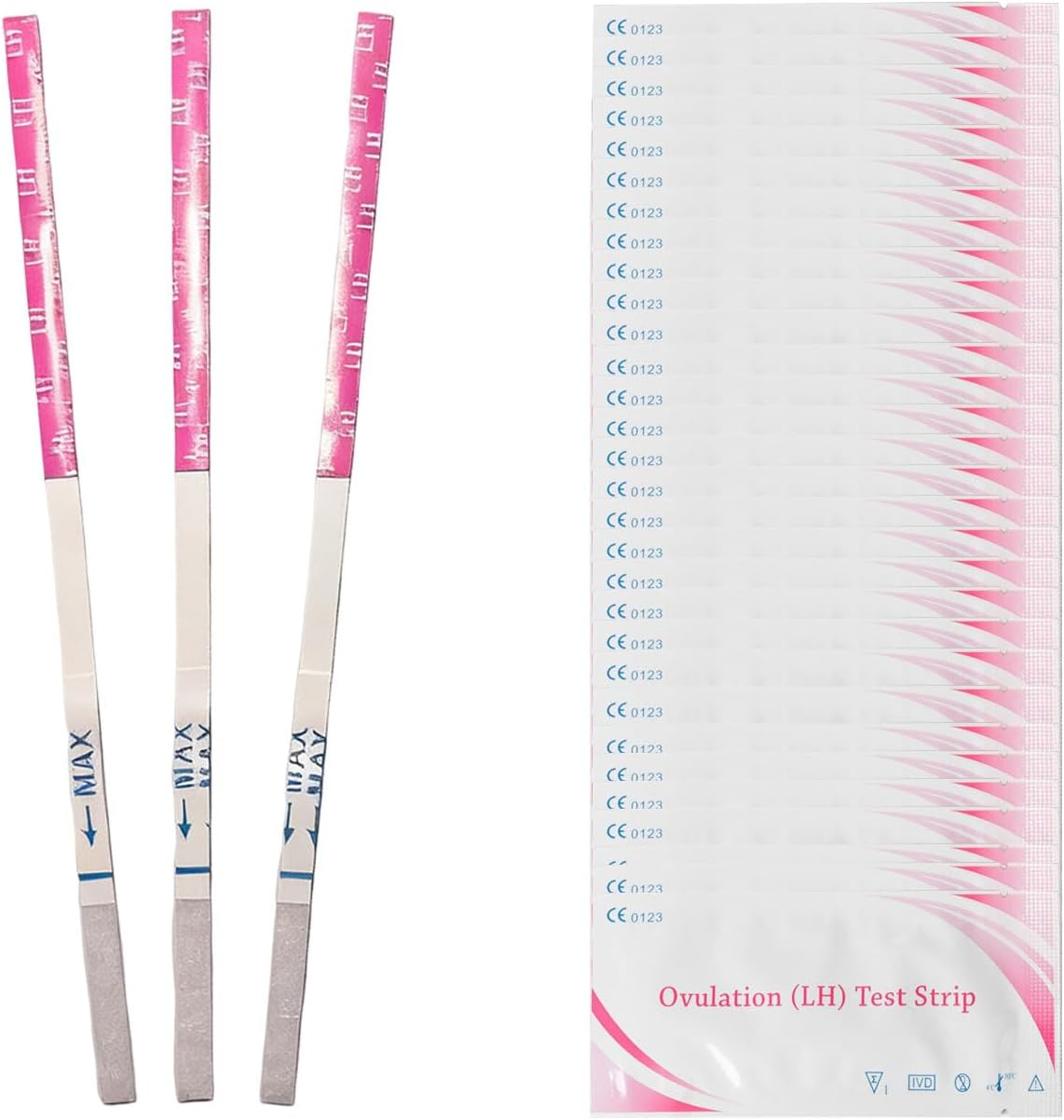 30-PCS High Sensitivity Ovulation Test Strips Personal Ovulation Predictor Kit for Women Accurate Fertility Monitoring image number 1