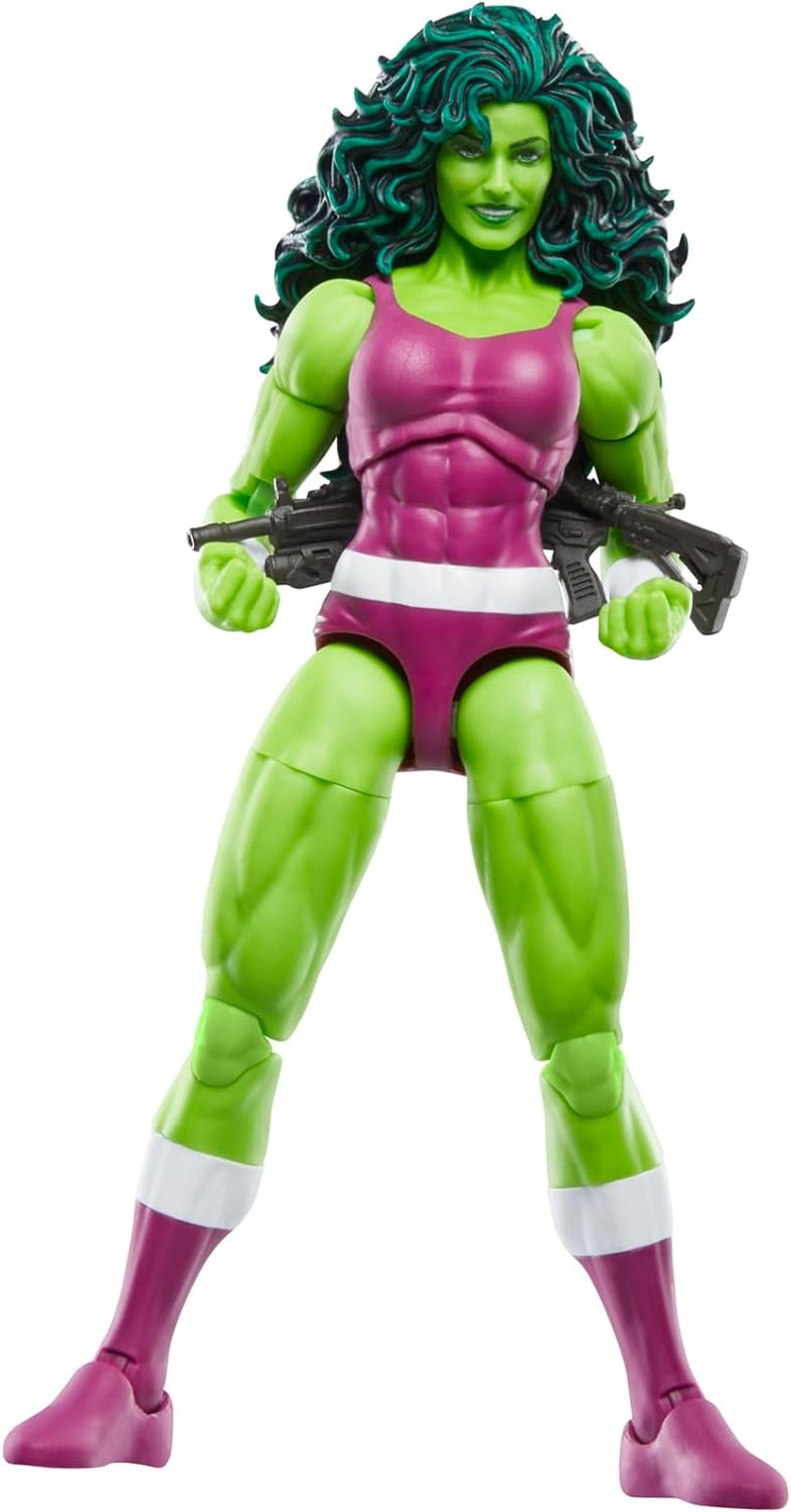 Marvel Legends Series She-Hulk, Iron Man Comics Collectible 6-Inch Action Figure, Retro-Inspired Blister Card image number 6
